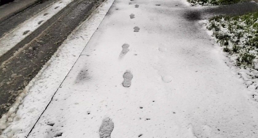 В Башкирии выпал первый снег