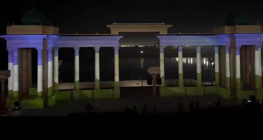 В Уфе возобновляются светомузыкальные шоу на набережной