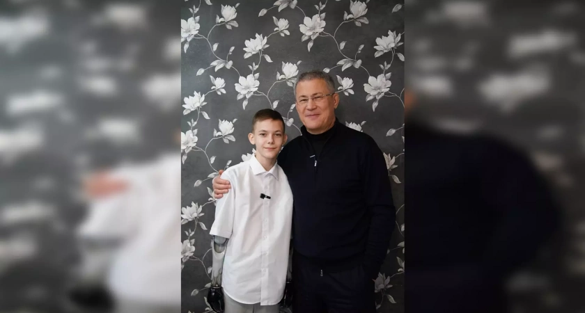 Глава Башкирии навестил юного спортсмена-паралимпийца в Туймазах