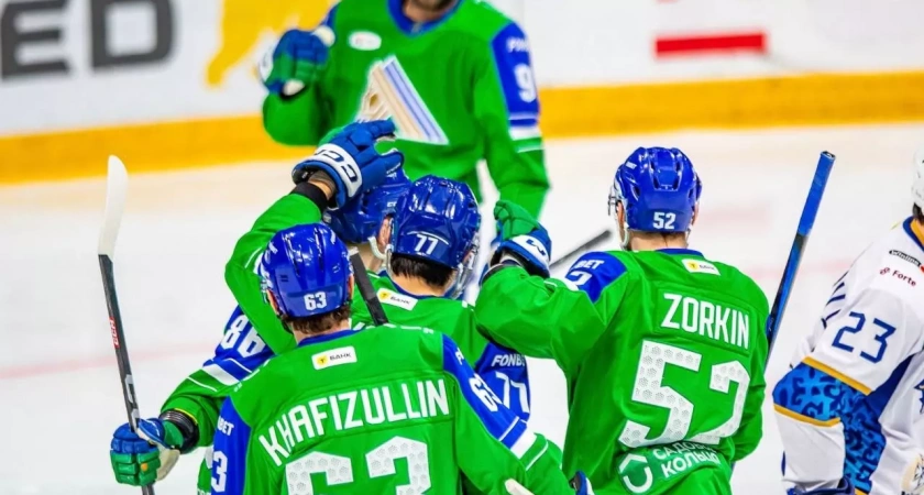 "Салават Юлаев" разгромил "Барыс" со счетом 4:1