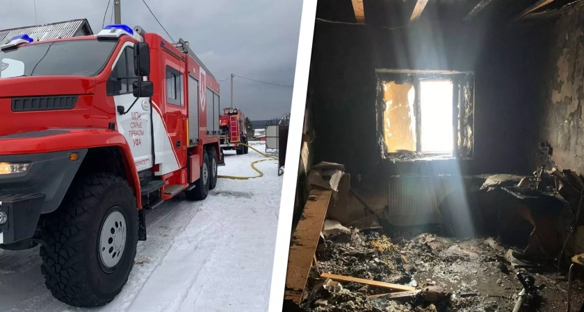 В пожаре в Старых Турбаслах погиб 60-летний мужчина