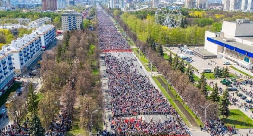 "Бессмертный полк" в Уфе пройдет по проспекту Октября 9 мая