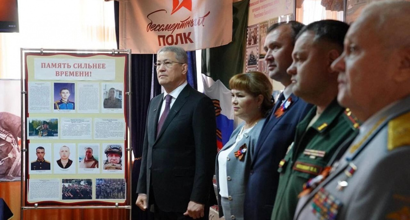 Глава Башкортостана решит проблему протекающей крыши в школе села Алкино-2
