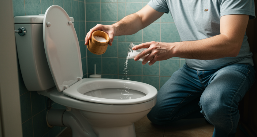 Зачем класть соль в воду унитаза. Практичная хитрость на каждый день