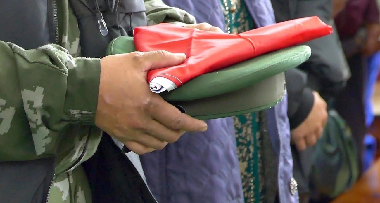 В Башкирии простились с погибшим в СВО рядовым Радмиром Халиловым