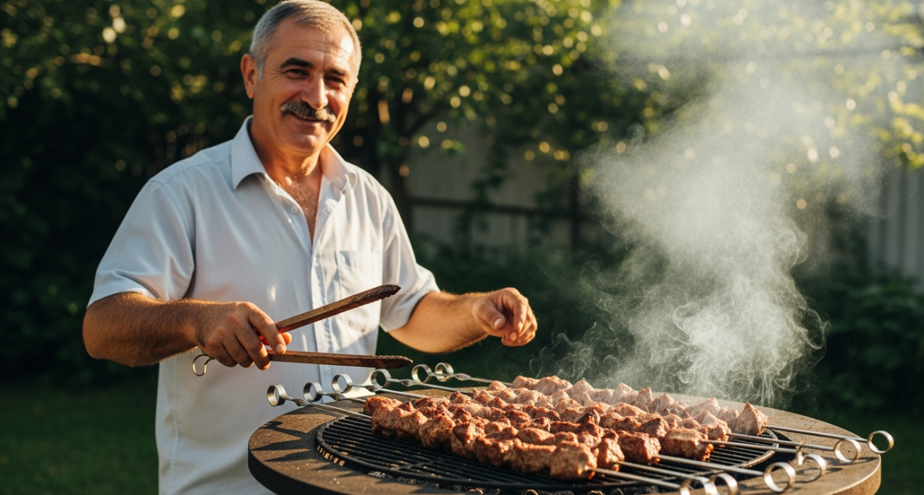 Вот как грузины готовят мясо для шашлыка - забудьте об уксусе, майонезе и соевом соусе. Просто тает во рту