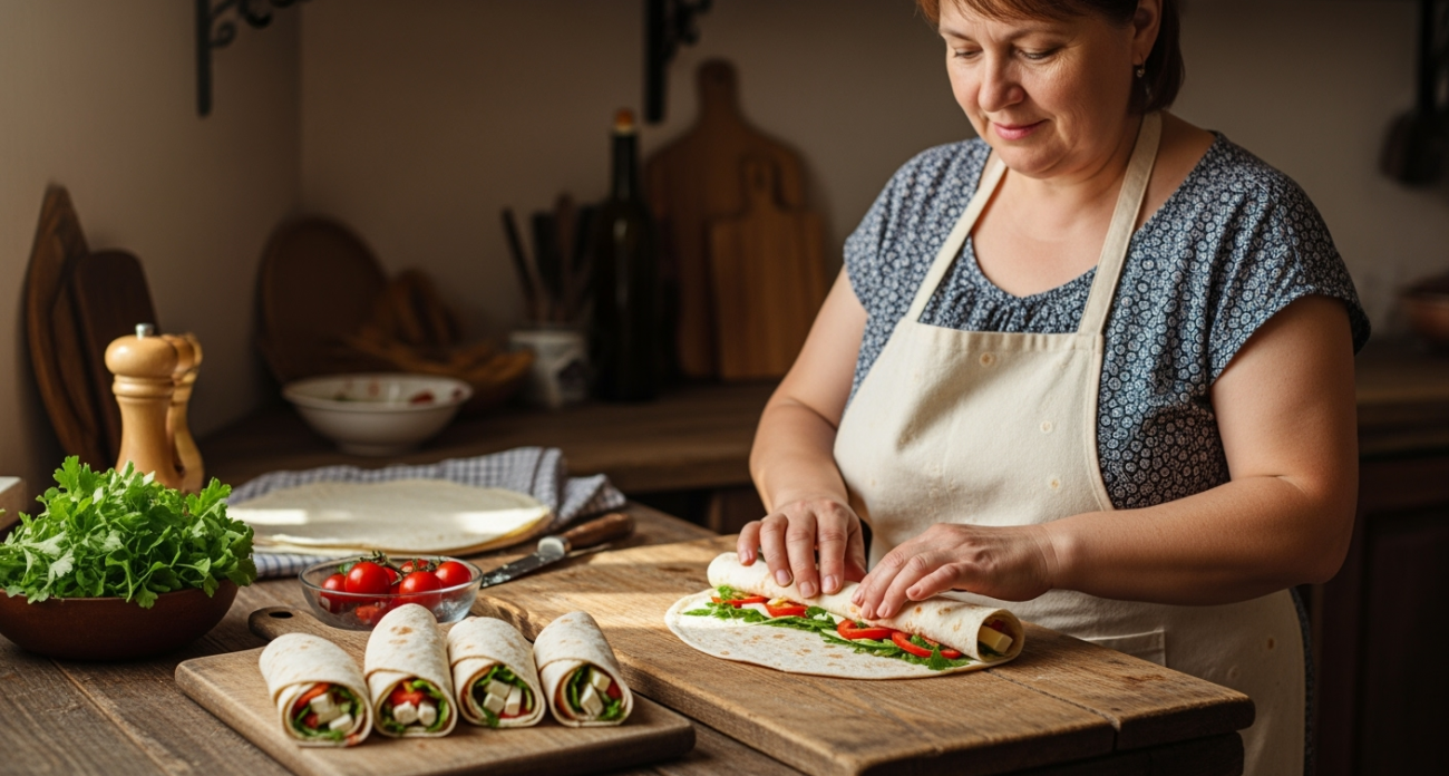 Быстро, просто и очень вкусно: берем лаваш и готовим аппетитные рулетики — сметут со стола в один миг