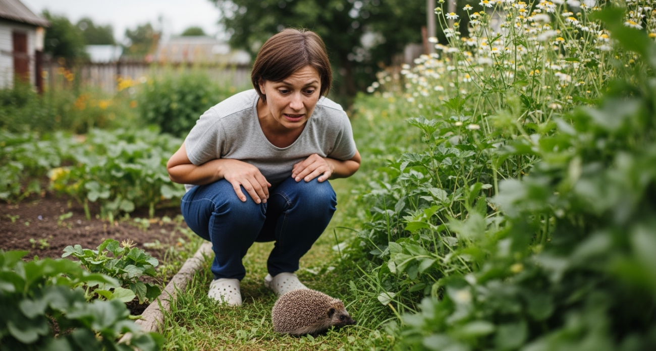 Ёж на участке – сигнал опасности: срочно прогоните или напоите молоком, если не уходит