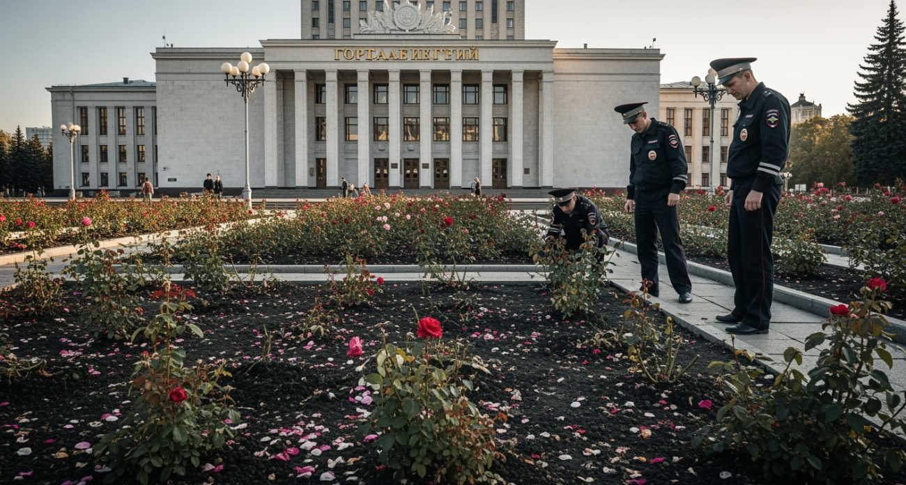 Пенсионеры с лопатами выкопали розы с мемориальной аллеи Юрия Шатунова в Уфе