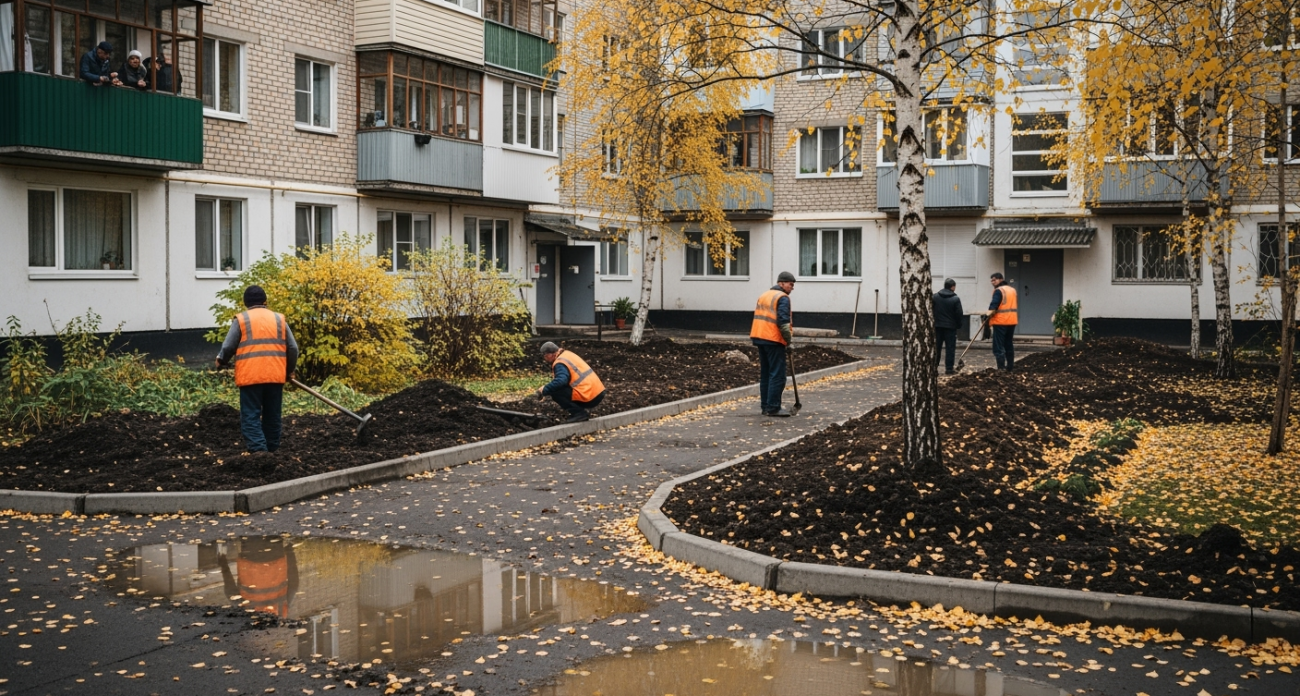В Уфе 93 двора уже отремонтированы: власти требуют закрыть все раскопки до 31 октября