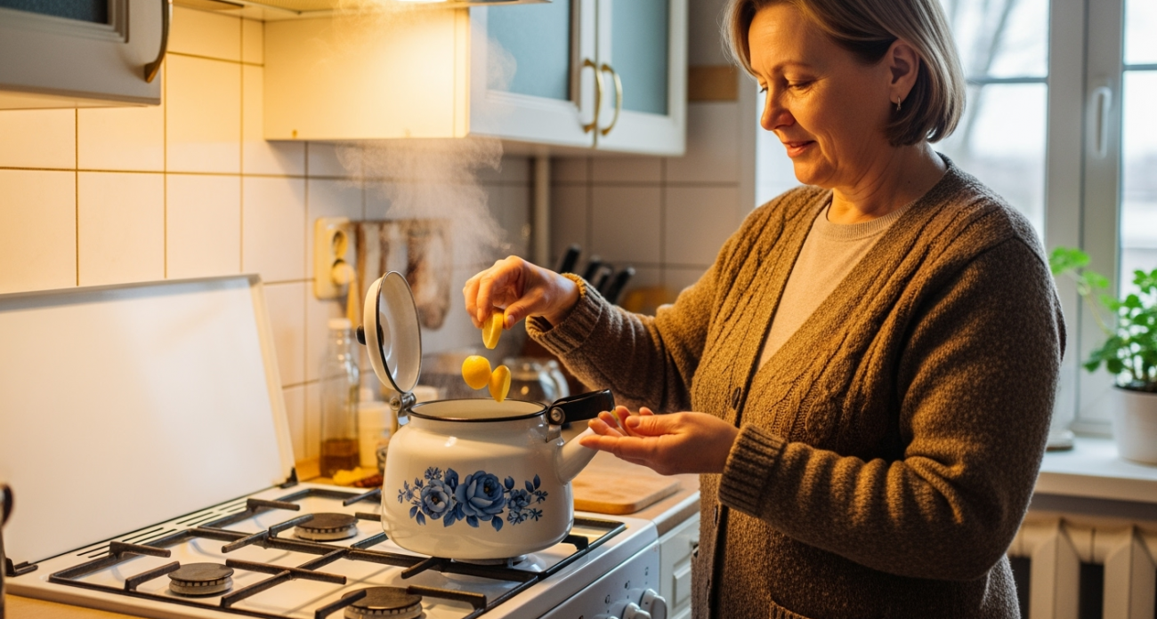 Бросаю 3 кусочка в чайник — и накипь исчезает моментально: лайфхак безопасен для здоровья и прибора