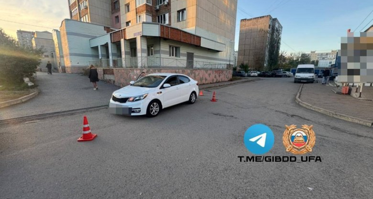 "Киа Рио" сбила 8-летнего мальчика при выезде со двора на улице Мушникова в Уфе
