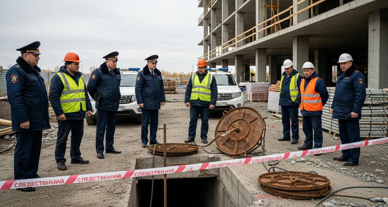 Двое рабочих погибли в канализационной шахте на стройке в Уфе: один пытался спасти коллегу