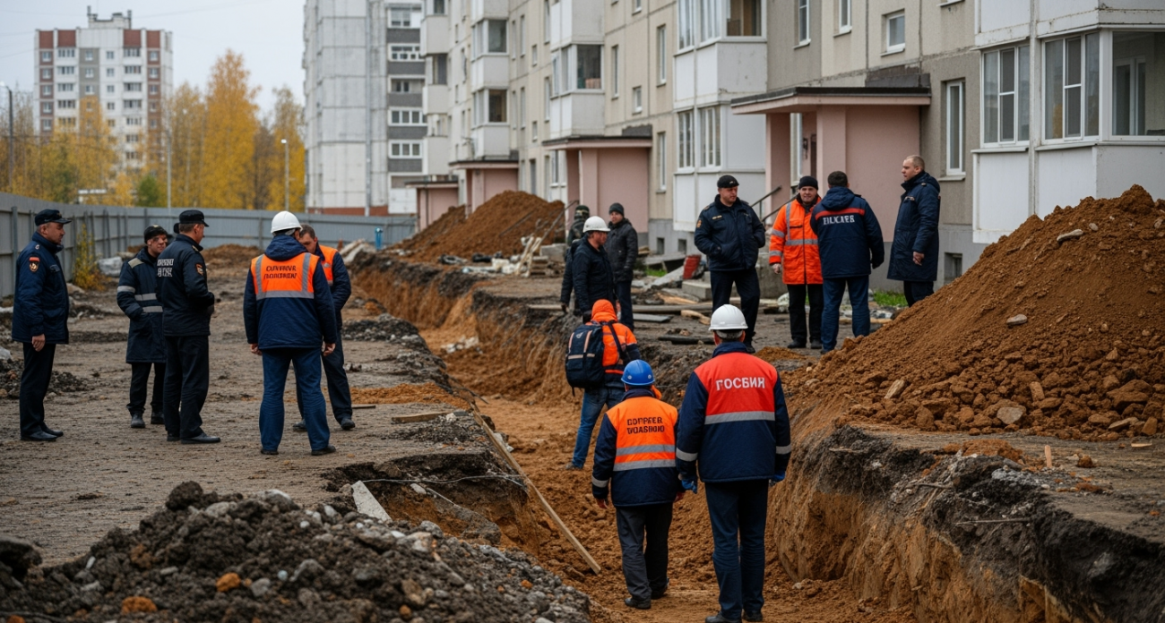 43-летнего рабочего насмерть засыпало землей в траншее на стройке в Учалах