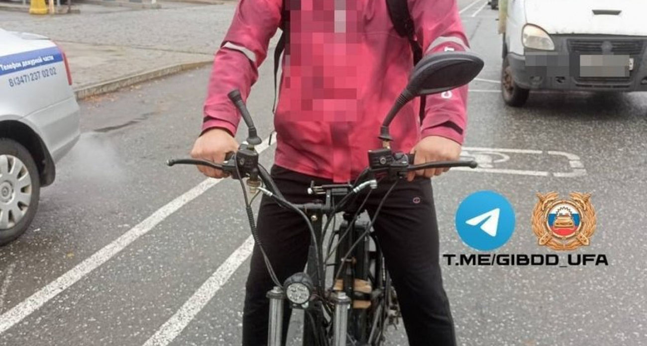 В Уфе экипажи ДПС устроили "охоту" на курьеров: штрафы до 2000 рублей за езду по тротуарам