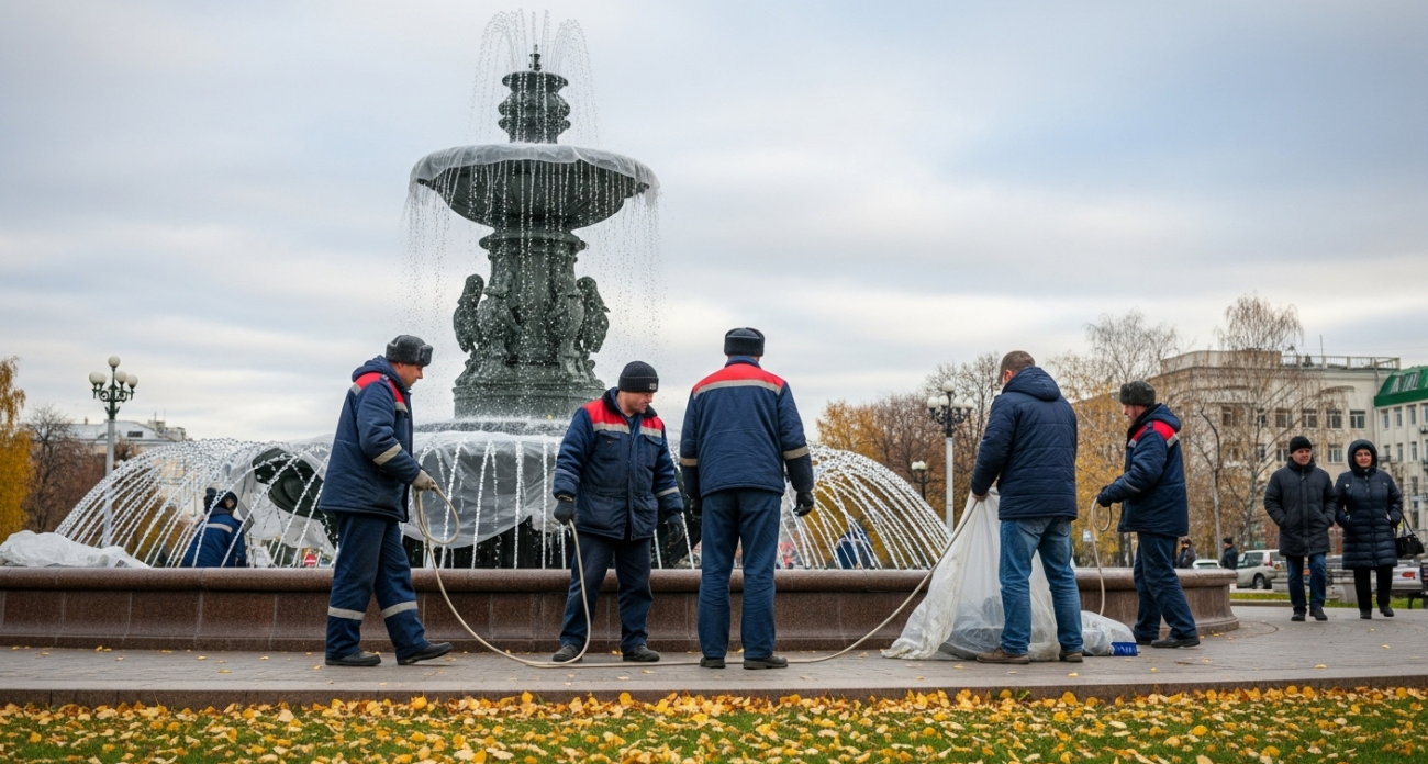 Все 25 фонтанов Уфы отключены: последние 6 законсервируют к 27 октября