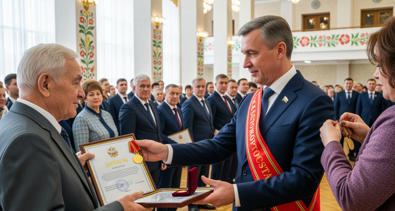 Накануне Дня народного единства в Уфе наградили героев от медиков до защитников Отечества