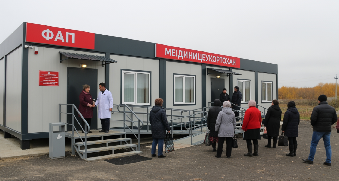 Более 140 жителей двух башкирских деревень получили современный ФАП с дневным стационаром