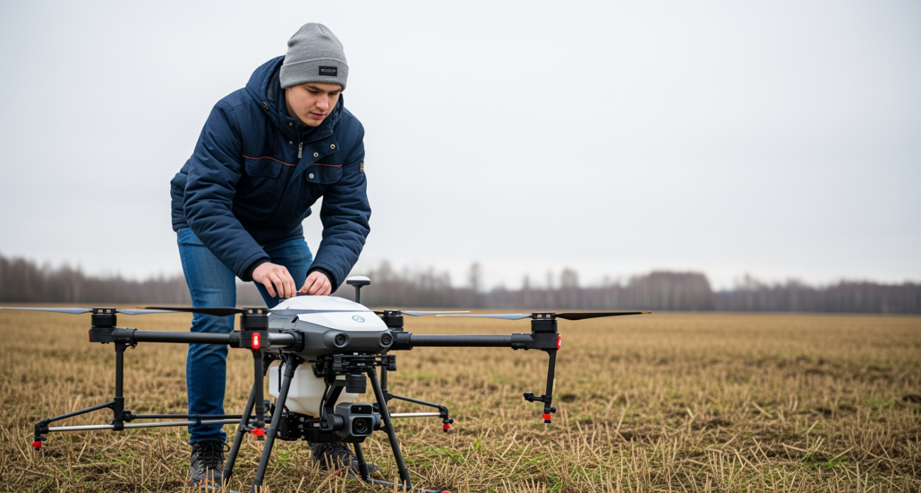 Дрон с нейросетью из Башкирии находит борщевик с точностью 98% и уничтожает его