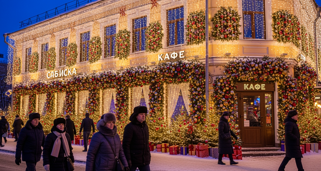 В Уфе разыграют 130 тысяч рублей за лучшие новогодние витрины и фасады