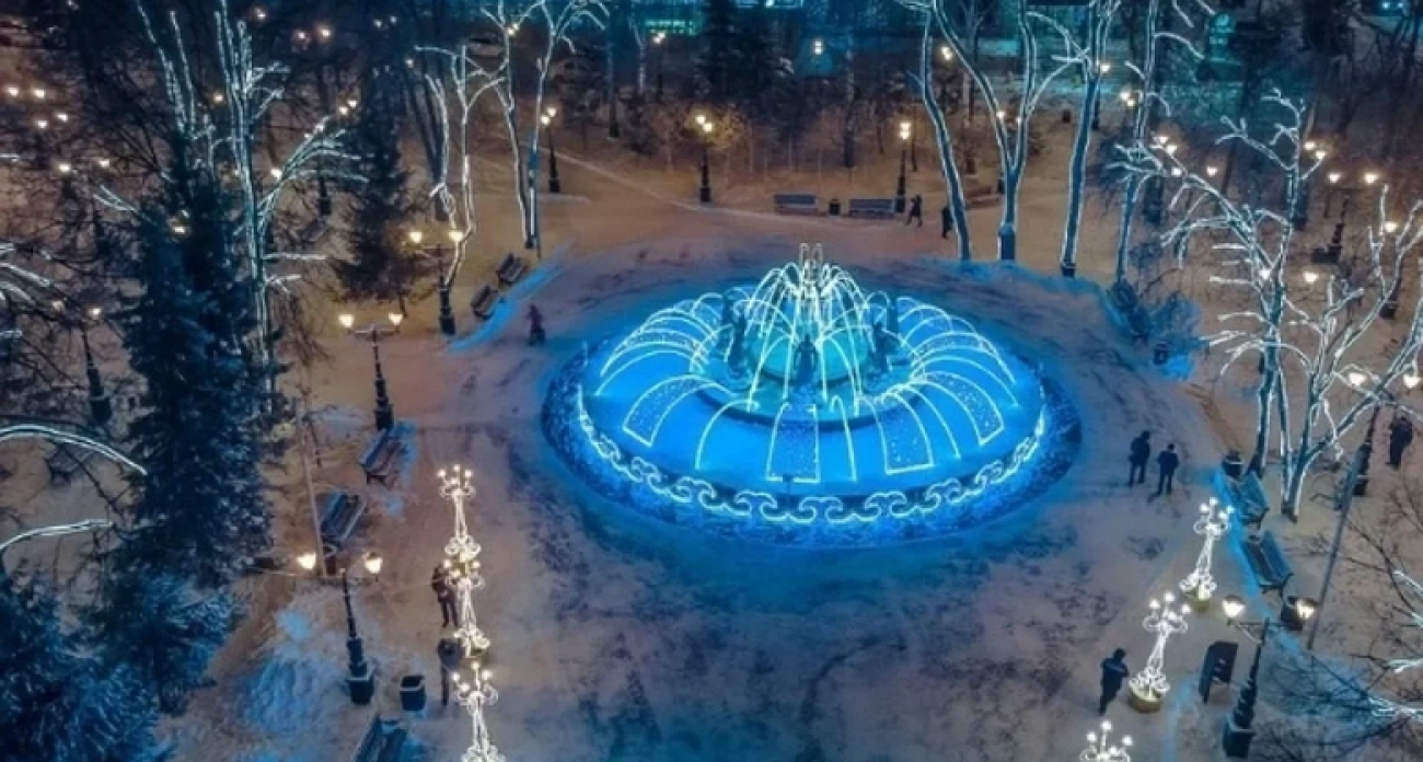 Уфу украсят 18 км светящихся гирлянд: где загорятся новогодние огни