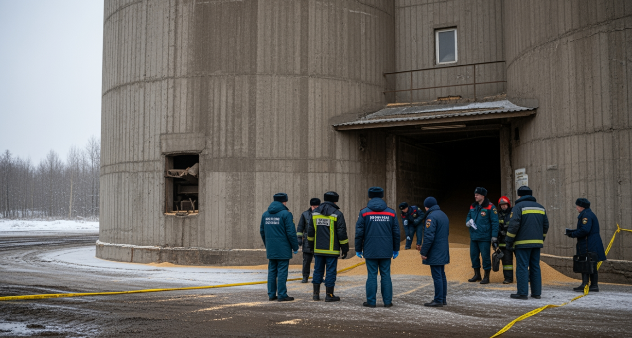 Отравление неизвестным веществом: двое мужчин 35 и 59 лет погибли в зерновом бункере