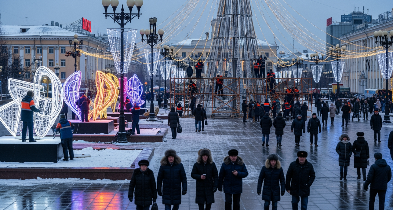 670 новогодних городков и 1855 елок: Башкирия готовится к празднику без снега