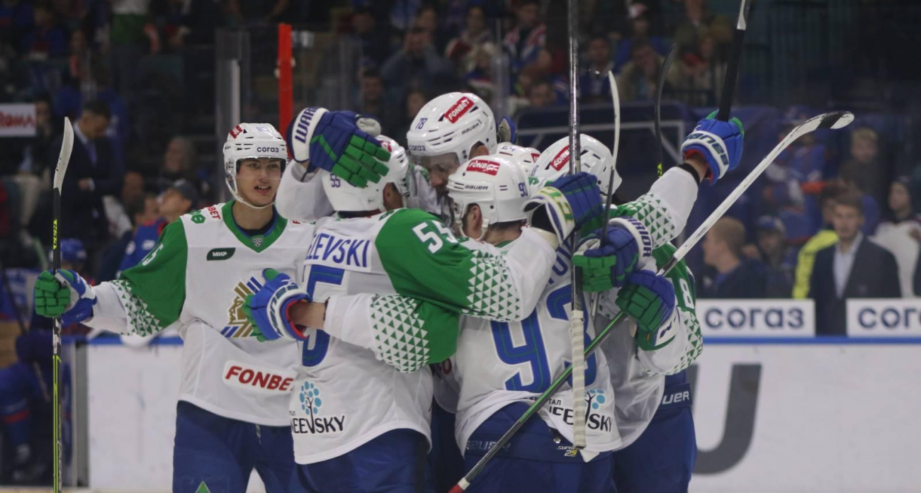 «Салават Юлаев» отыгрался с 1:3 и разгромил «Барыс» со счётом 7:4