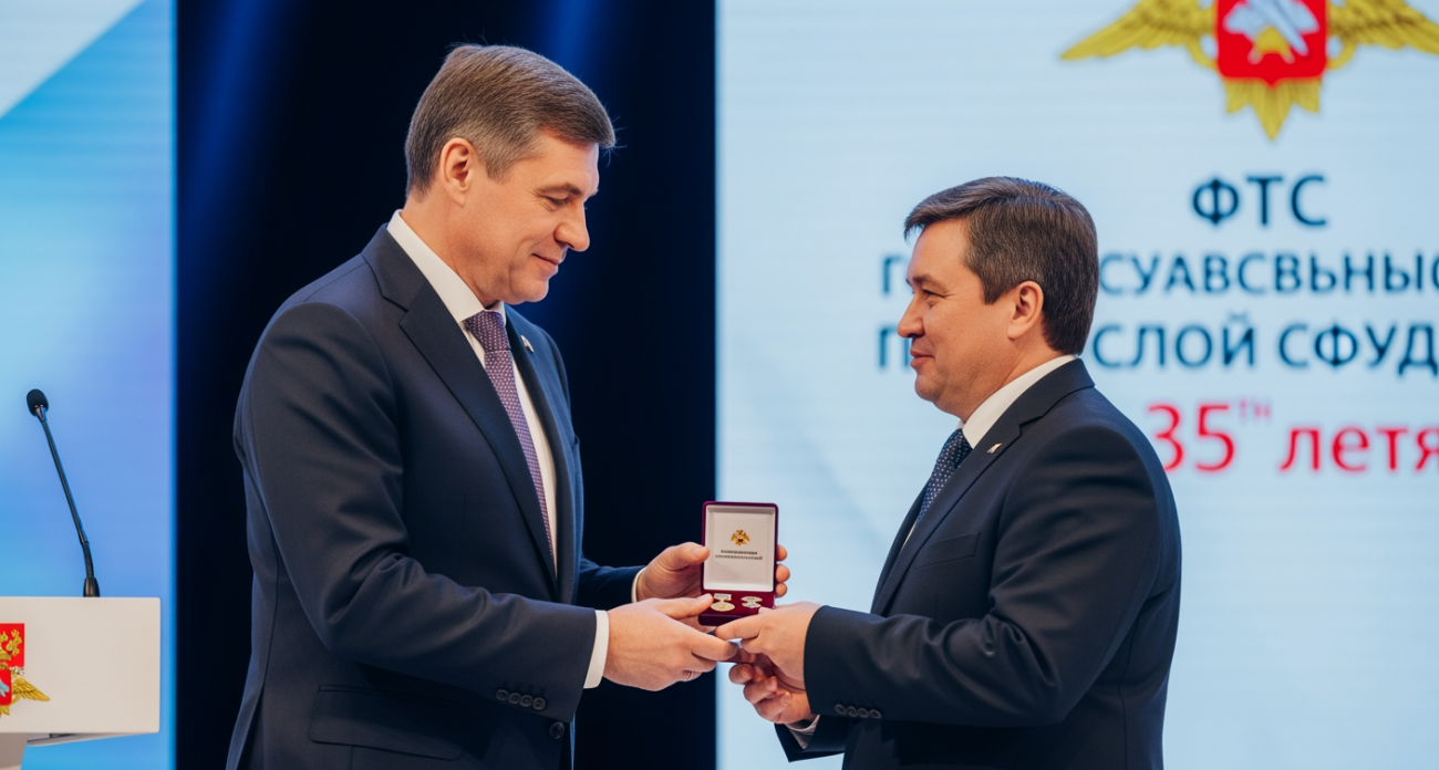 Хабиров наградил налоговиков Башкортостана за 35 лет служения экономике