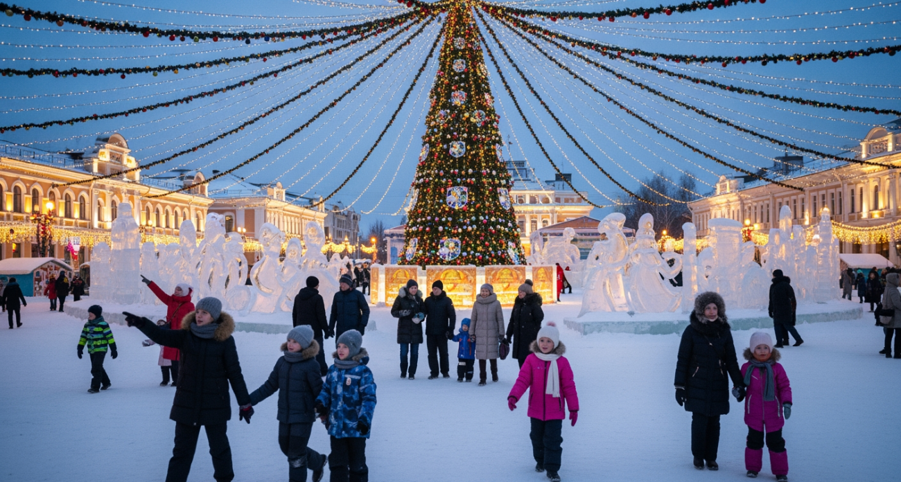 670 новогодних городков и 1855 елей: Башкирия готовится к праздничному открытию