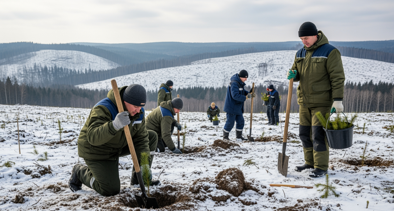 Башкирия восстановит 13 тысяч гектаров леса: цель — баланс вырубки и посадки 103%