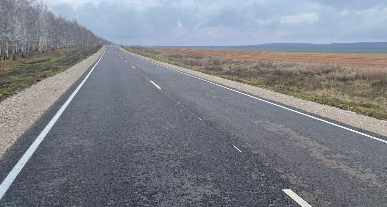 Гравийную дорогу в Башкирии превратили в асфальт для 160 тысяч жителей