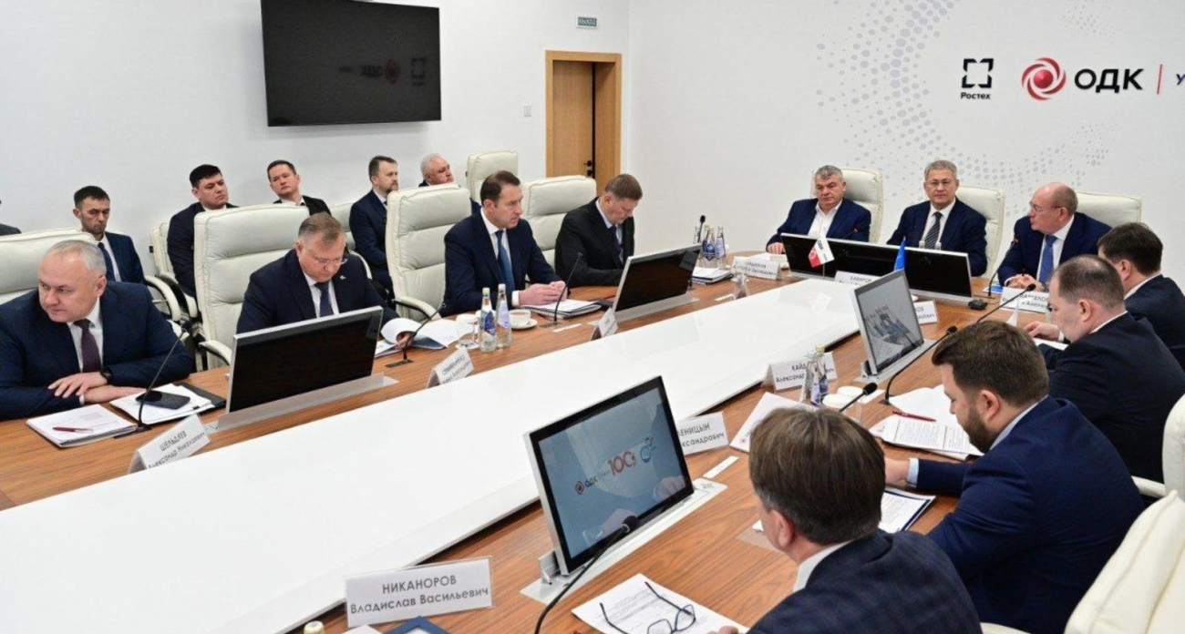 Хабиров обсудил с Газпромом и Ростехом производство двигателя АЛ-41СТ-25