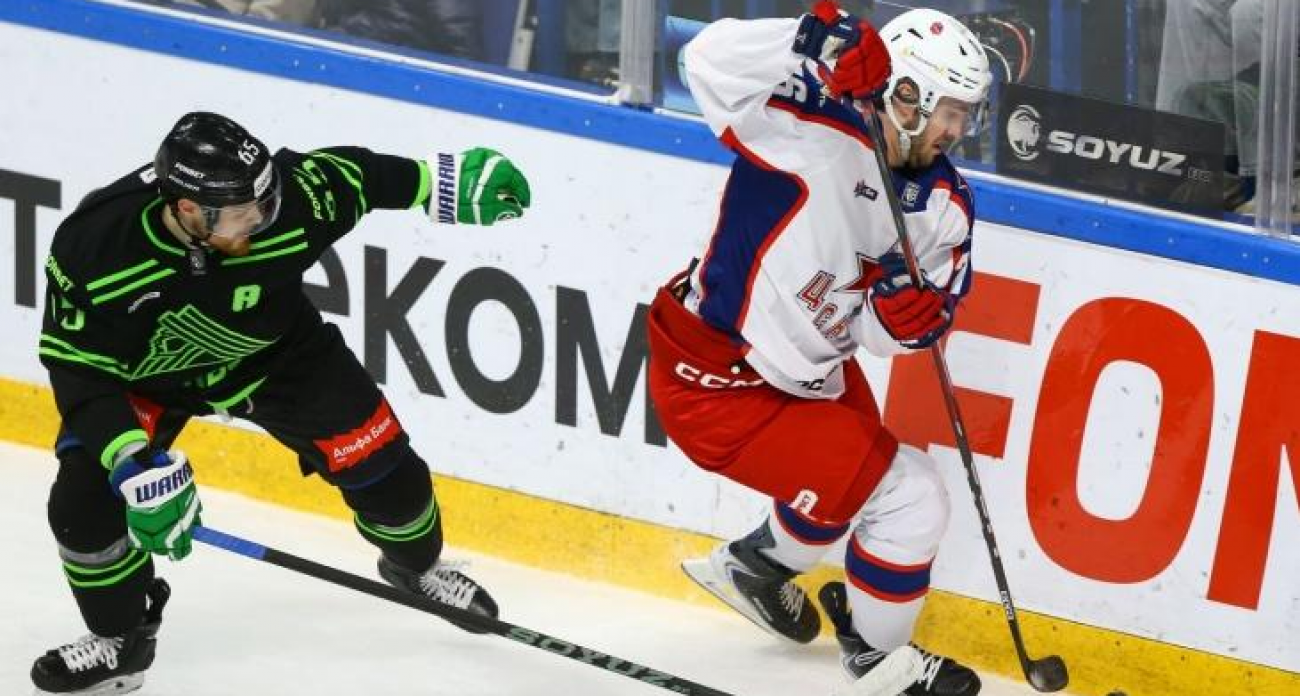 ЦСКА разгромил «Салават Юлаев» в Уфе: две шайбы за 10 минут решили исход матча