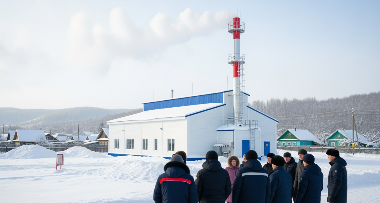 13-метровая труба и новые котлы: село в Башкирии получило тепло за федеральные миллионы