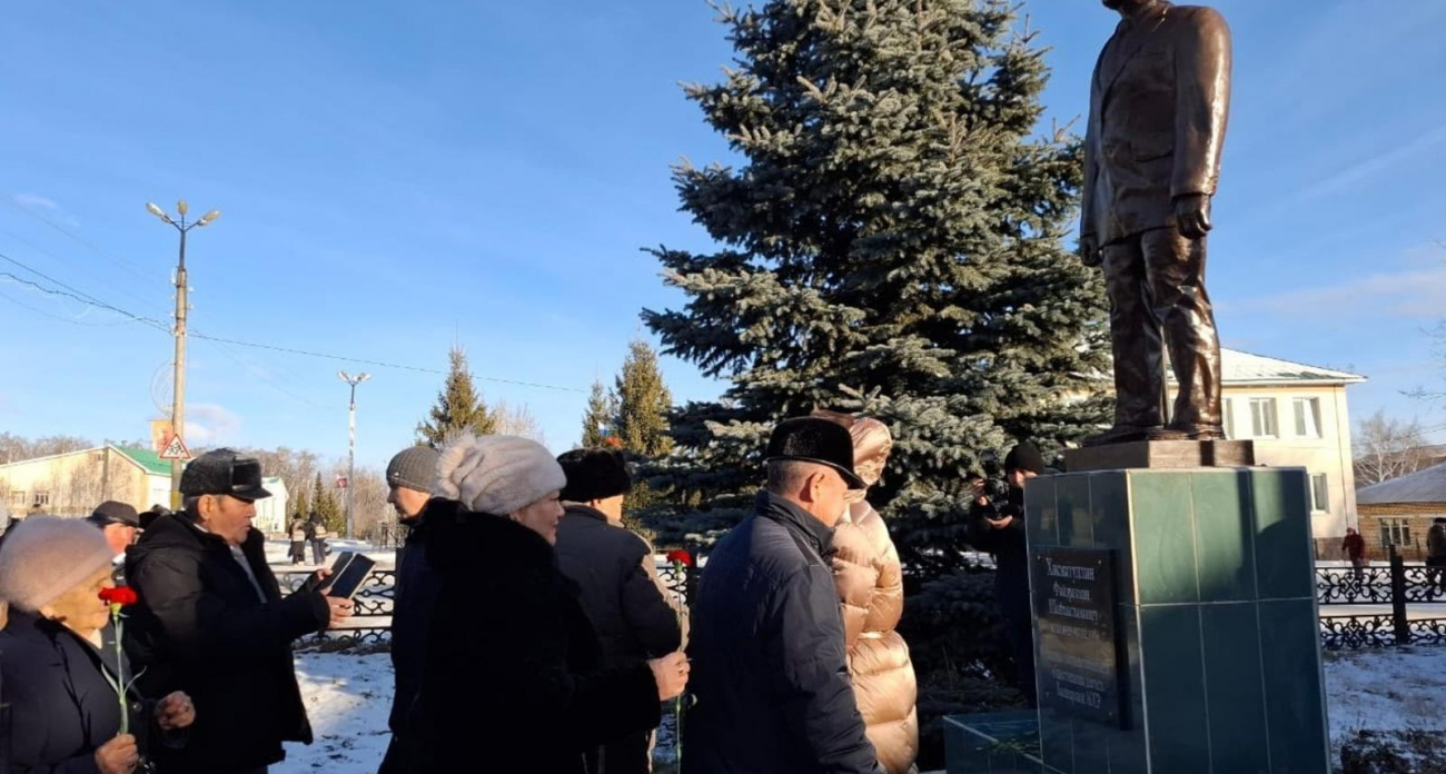 В Башкирии открыли памятник герою ВОВ к его 100-летию