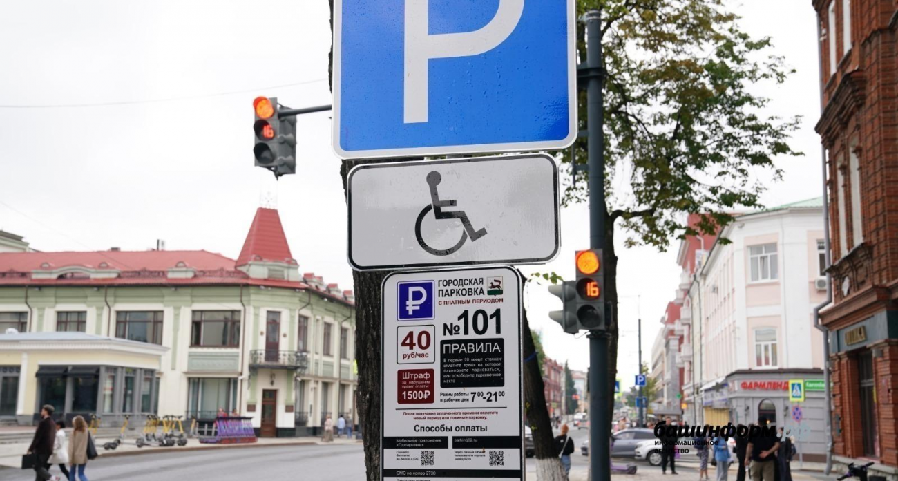 Льготники Башкирии получат бесплатную парковку через портал за 10 дней
