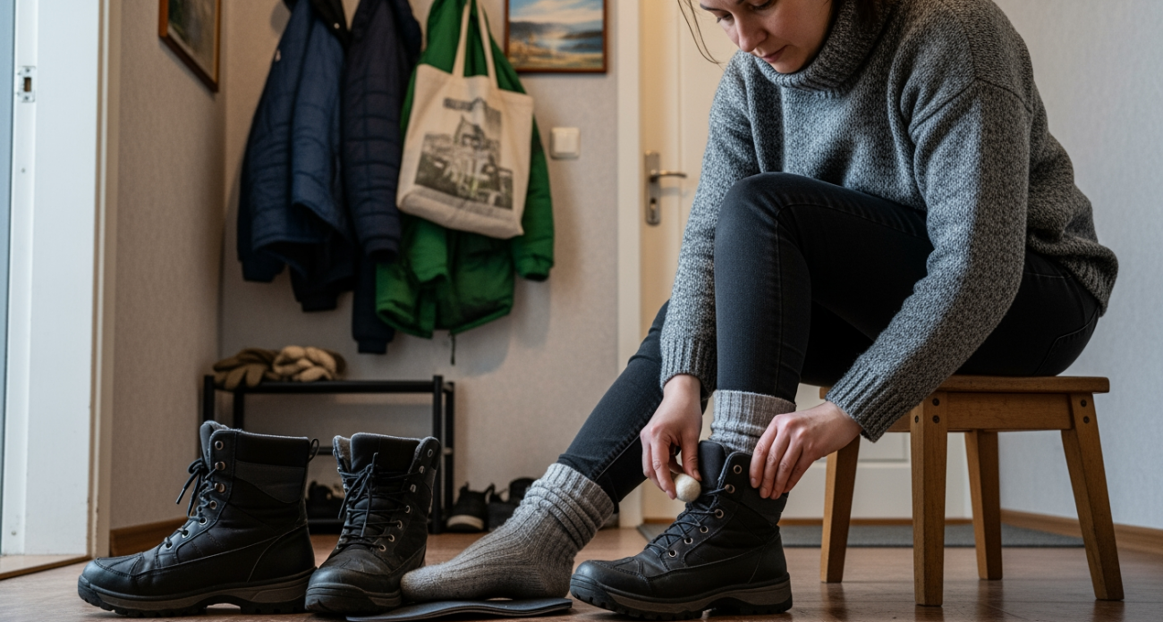 Одна деталь в обувь - комфорт как от батареи: ноги не мёрзнут даже в тонких носках