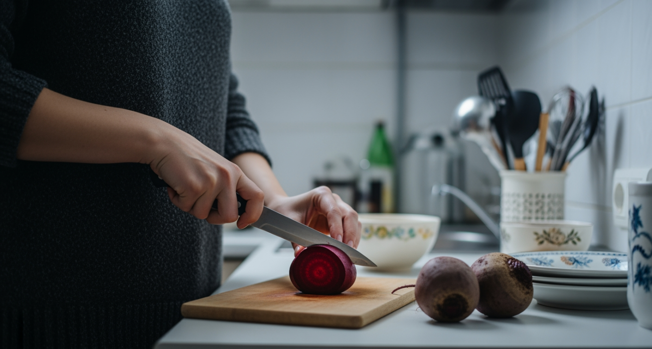 Готовлю свеклу за 7 минут - 1 ст. л соли на литр: мякоть становится нежной и сладкой, без лишней влаги