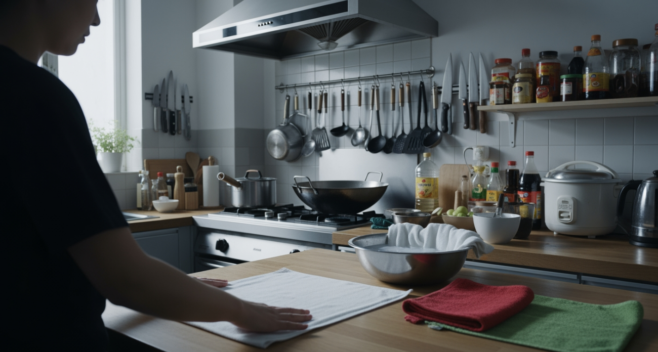 Секрет японских домохозяек: как кухонные полотенца остаются белоснежными месяцами — один лайфхак изменит всё