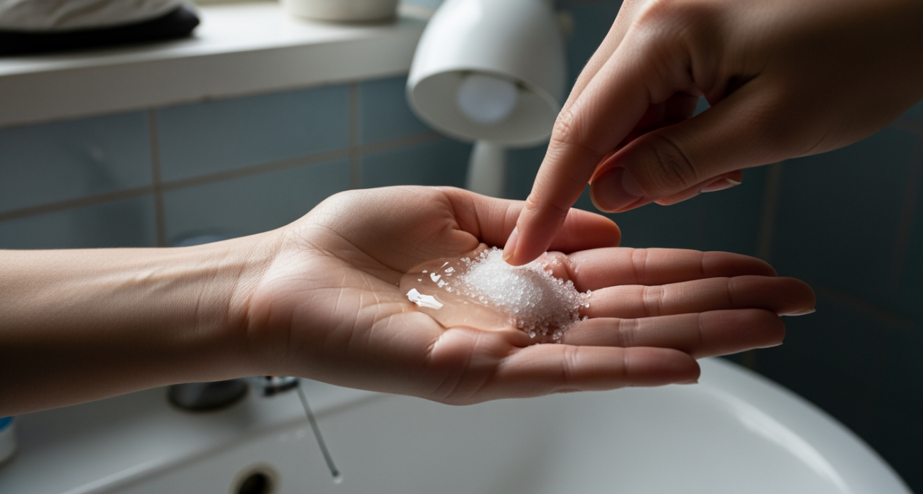 Забудьте о салонах - щепотка средства, и через минуту кожа выглядит так, как после визита к косметологу