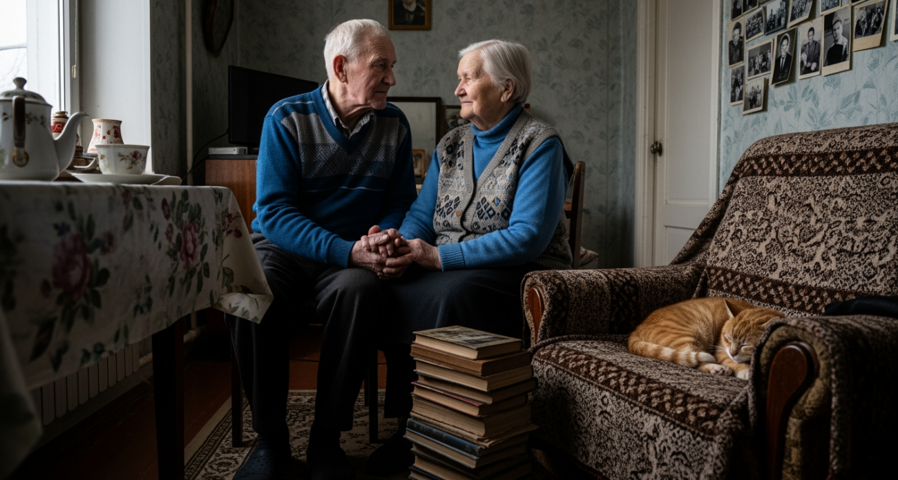 Он прожил с ней 60 лет, не готовя обед. Почему он называет это лучшим браком в своей жизни