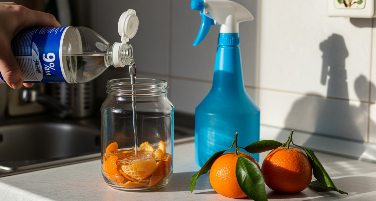 Апельсиновые корки с водкой - мой секрет чистоты на весь месяц. Хозяйки уже не могут без этого лайфхака