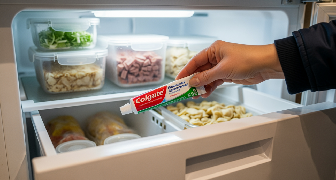 Зубную пасту в холодильник: домашний трюк, который избавляет от вечной проблемы в кухне