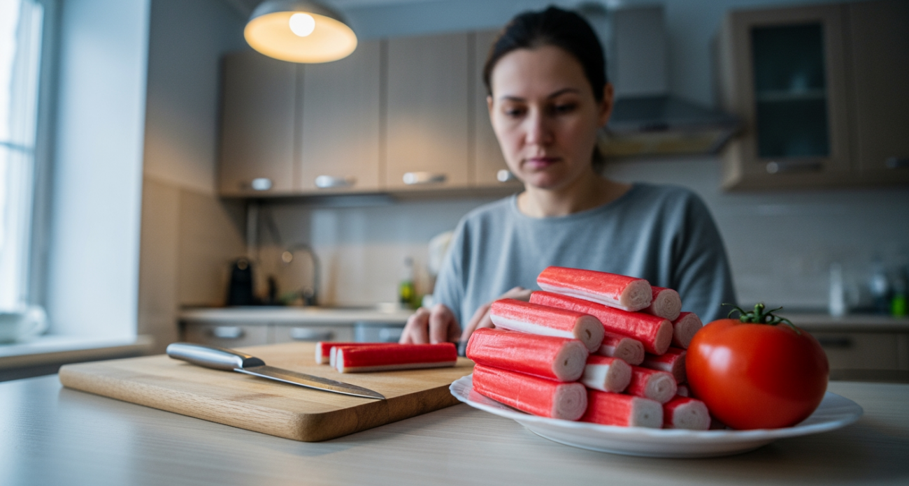 Варю крабовые палочки в кипятке по секрету шефа - блюдо за 50 рублей выглядит как из ресторана