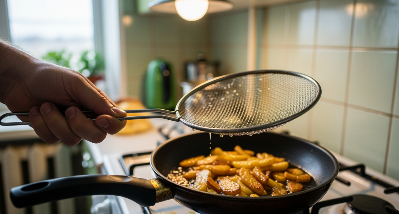 Простой трюк спасет вас от ожогов: как я случайно решил проблему брызг масла и поверил в свою гениальность