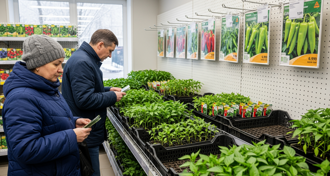 Добавляю 1/2 таблетки в лейку - рассада встает стеной, даже на подоконнике без света