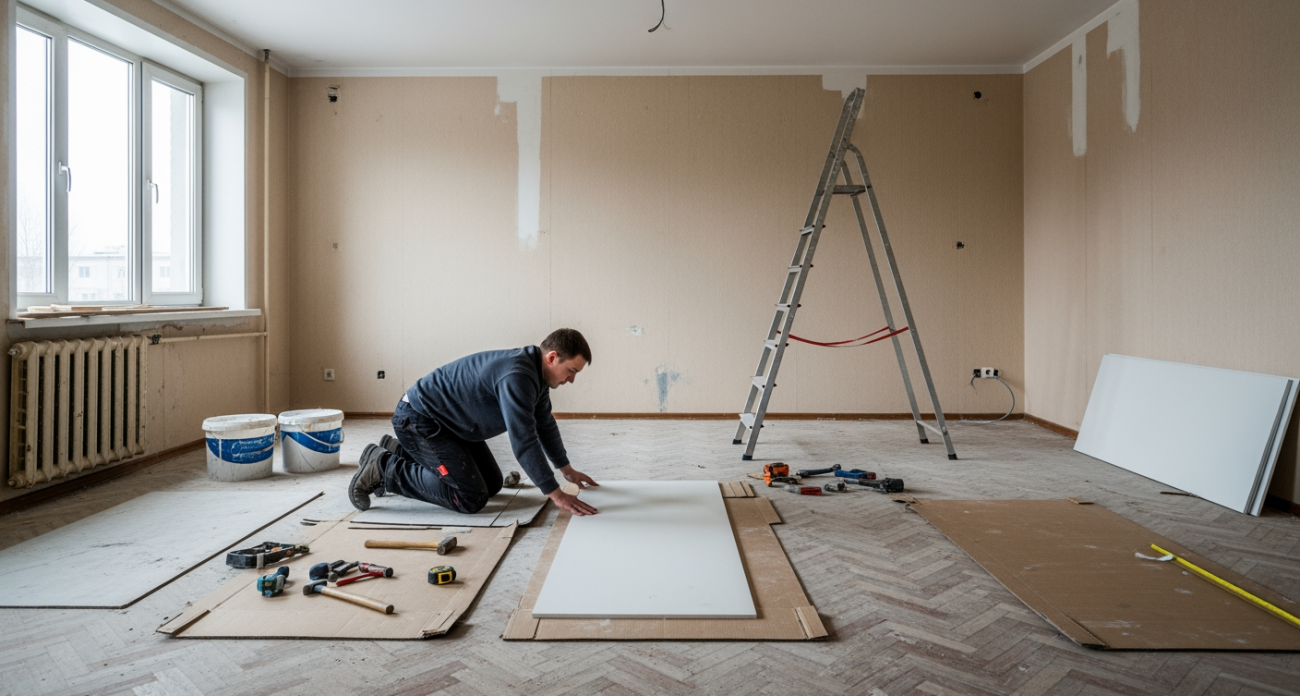 Обои до или после натяжного потолка? Правильная последовательность, которую нужно знать каждому владельцу квартиры