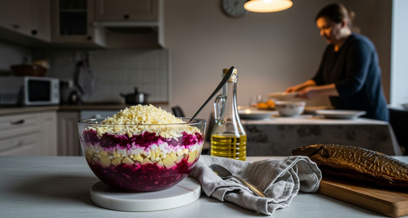 Забудьте про винегрет — бабушкин свекольный салат заставит гостей умолять о добавке и выпрашивать рецепт