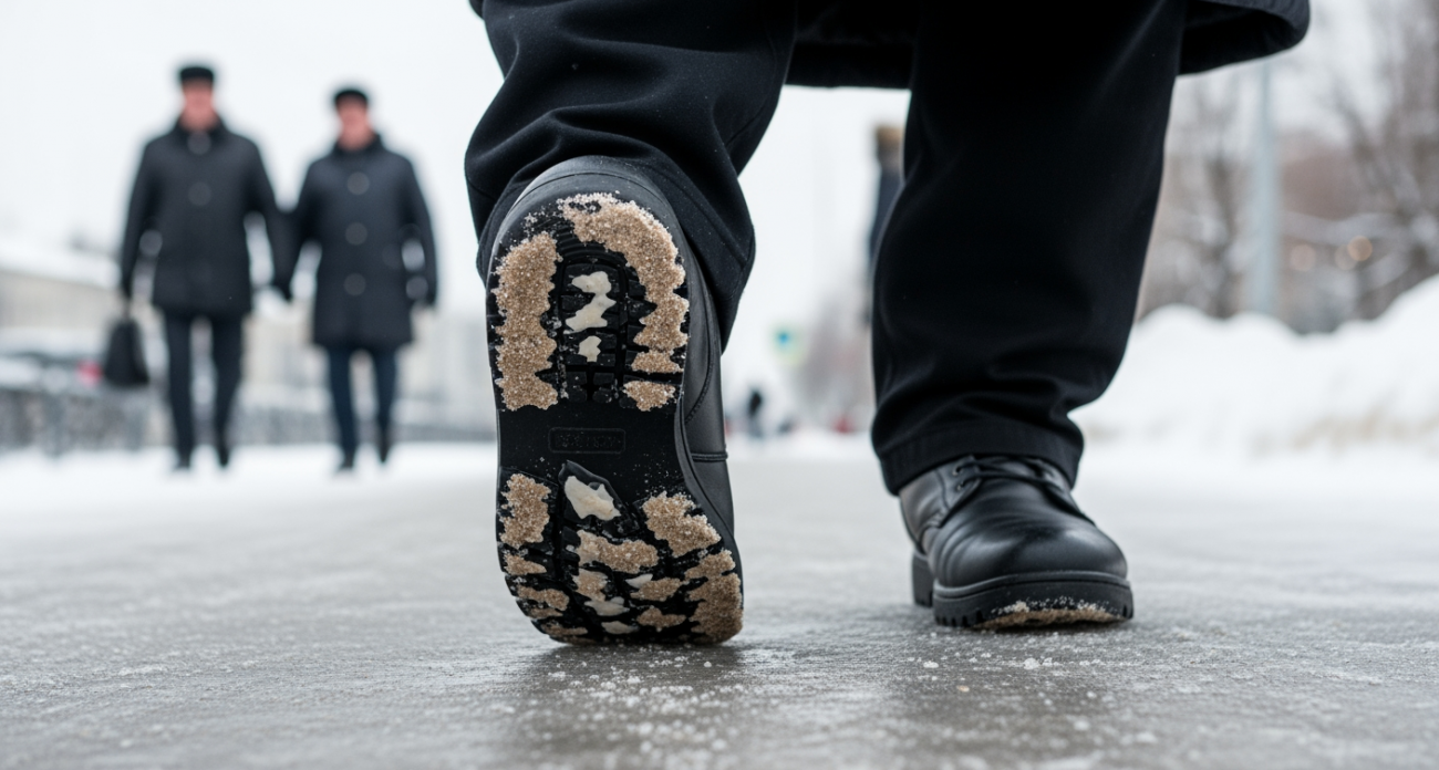 Простой трюк с обувью, о котором молчат продавцы зимней обуви и который спасет вас от падений на льду